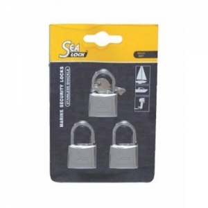 Pack 3 Cadeado Marino Sea Lock 30 mm