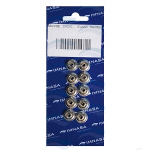 Broche Macho Inox 10 unidades