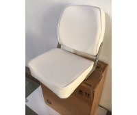 Seat 42x39x48 cm White Semi-Leather